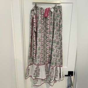 Sue Sartor Block Print Maxi Skirt -XL